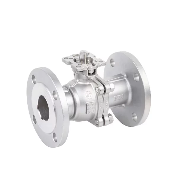 PC Flanged Ball Valve ASME ANSILB With Mounting Pad