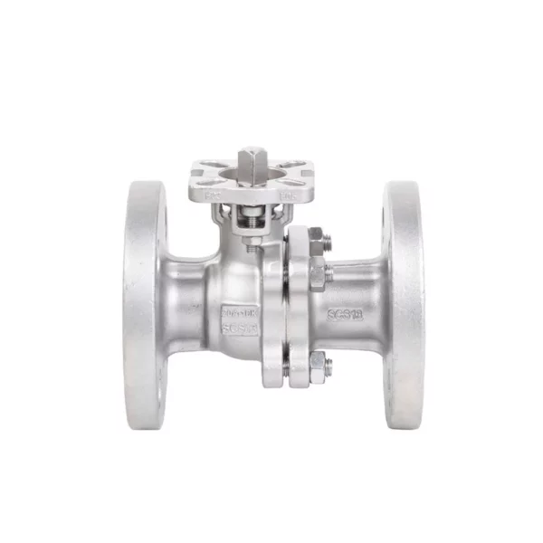PC Flanged Ball Valve JISK With ISO Direct Mounting Pad