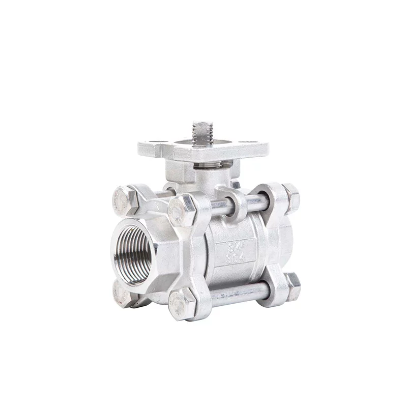 PC Ball Valve WOG With ISO Direct Mounting Pad