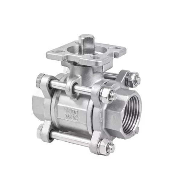 PC Ball Valve WOG With ISO Direct Mounting Pad