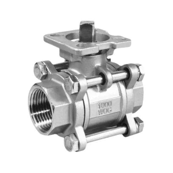 PC Ball Valve WOG With ISO Direct Mounting Pad