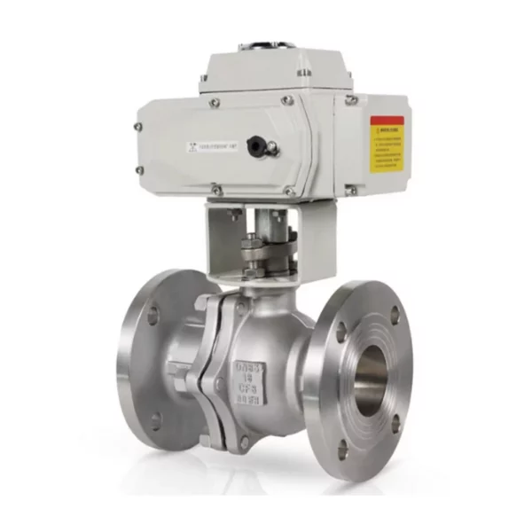 Pneumatic PC Flanged Ball Valve