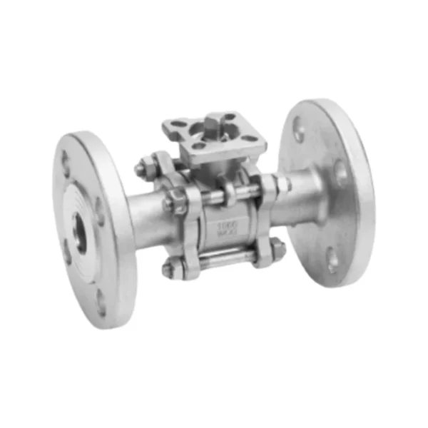 PC Ball Valve With Flange